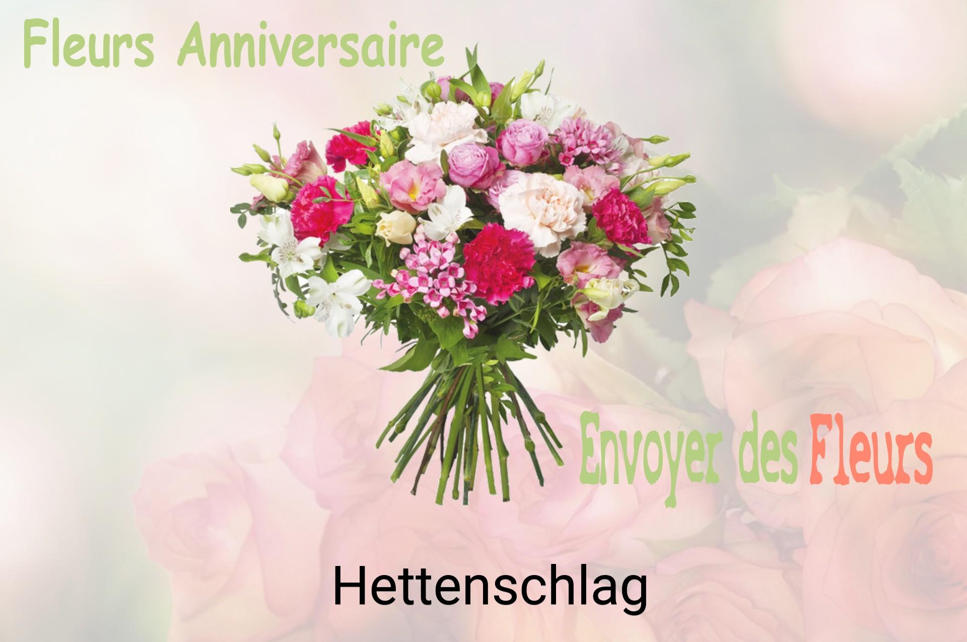 Bouquet de fleurs d’anniversaire livré à Hettenschlag