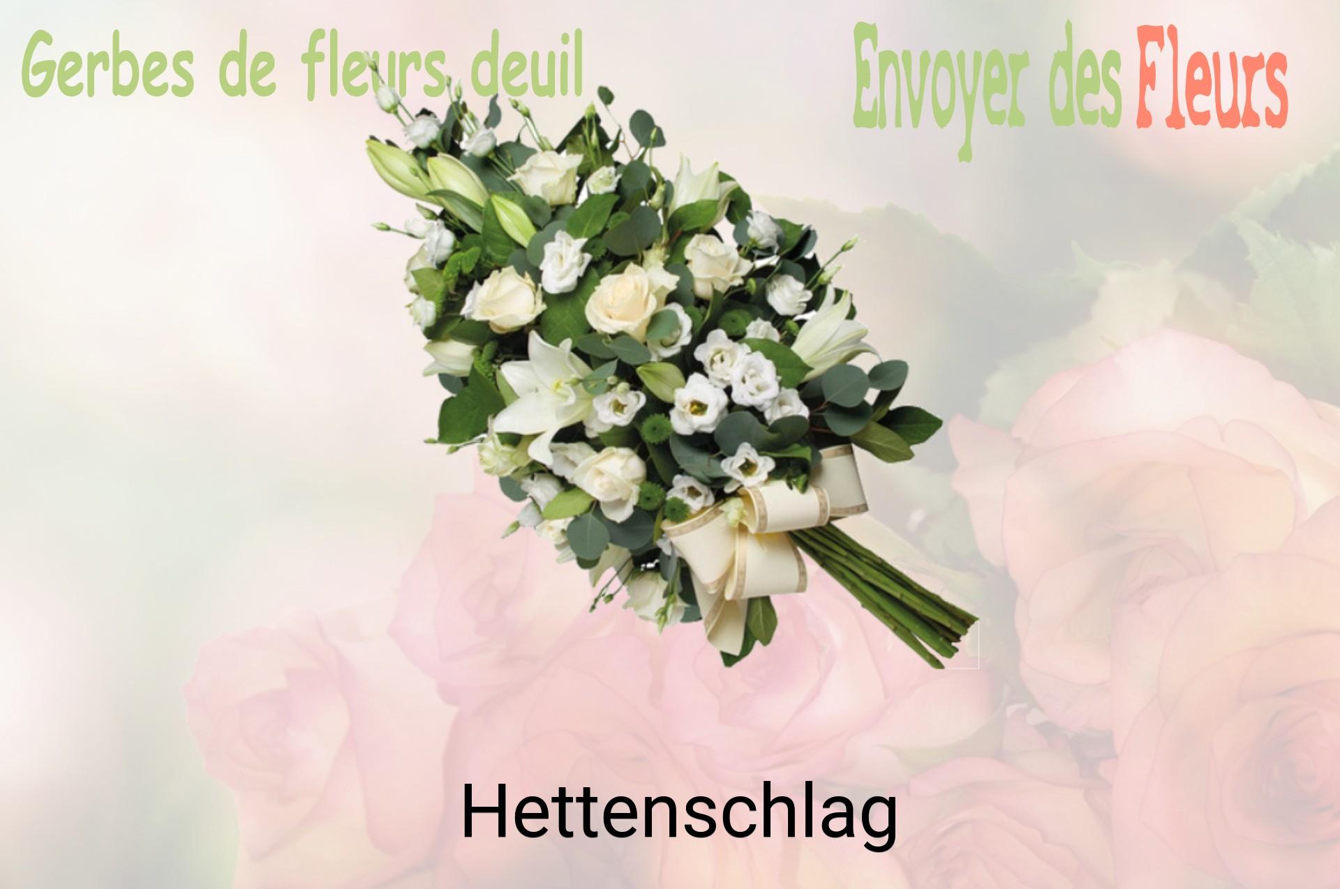 Gerbe de fleurs de deuil livrée à Hettenschlag